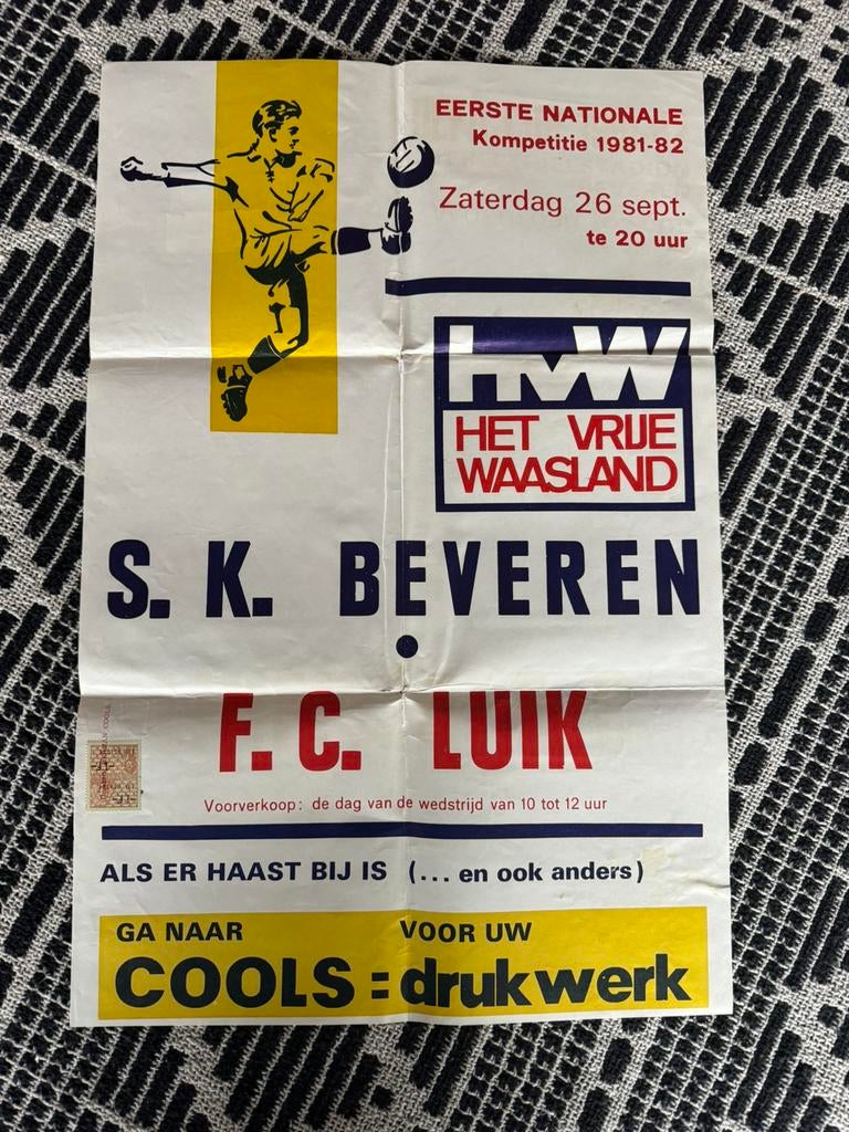 Rfc liege, Enlèvement ou Envoi, Comme neuf