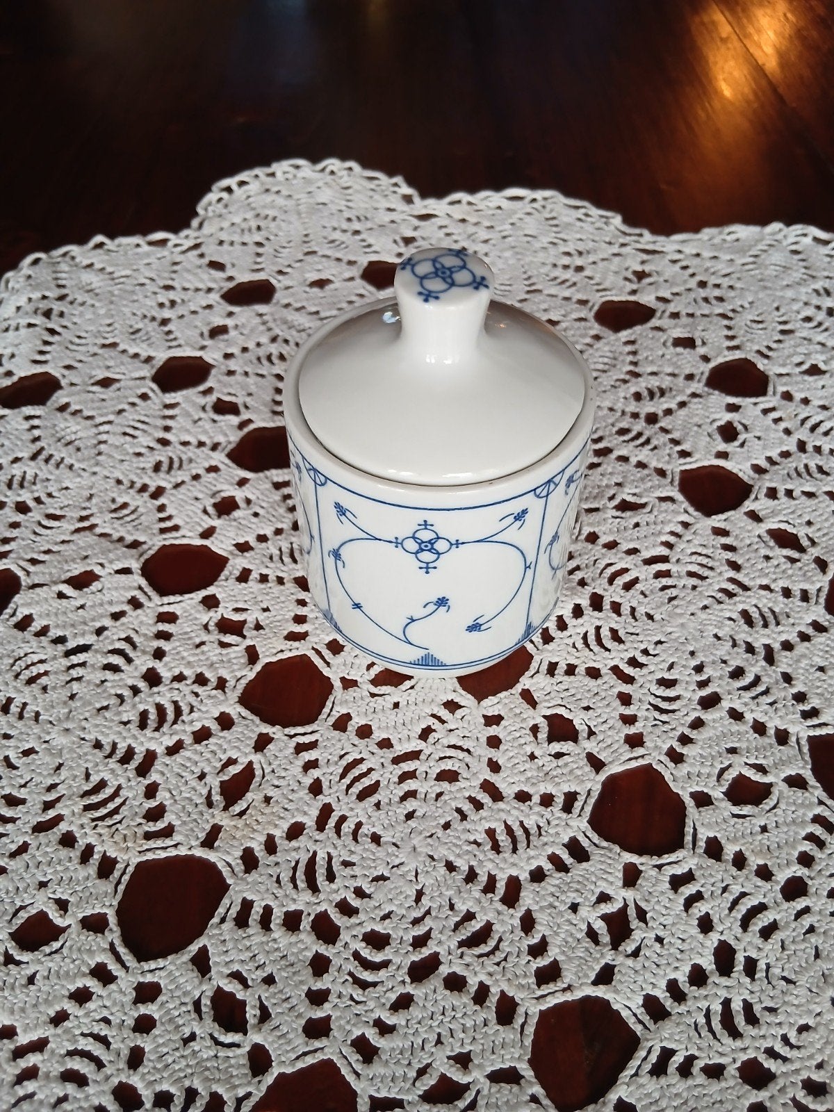 Vintage Porseleinen Suikerpot – Apulum Julia (Blau Saks)
Vra, Ophalen of Verzenden