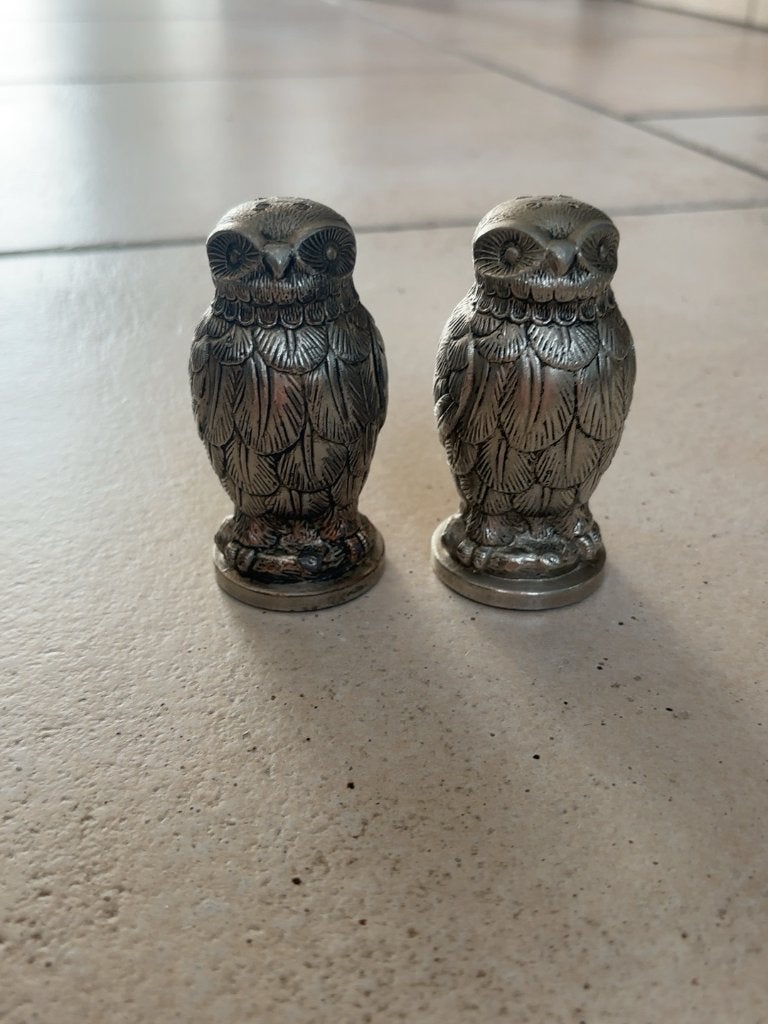 Uil peper- en zoutvatje, Verzamelen, Ophalen, Zo goed als nieuw, Vogel, Beeldje of Figuurtje