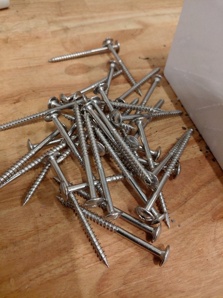 9000 x Torx spaanplaatschroeven M6x80 - RVS A2, Bricolage & Construction, Quincaillerie & Fixations, Enlèvement, Neuf, 50 à 100 mm