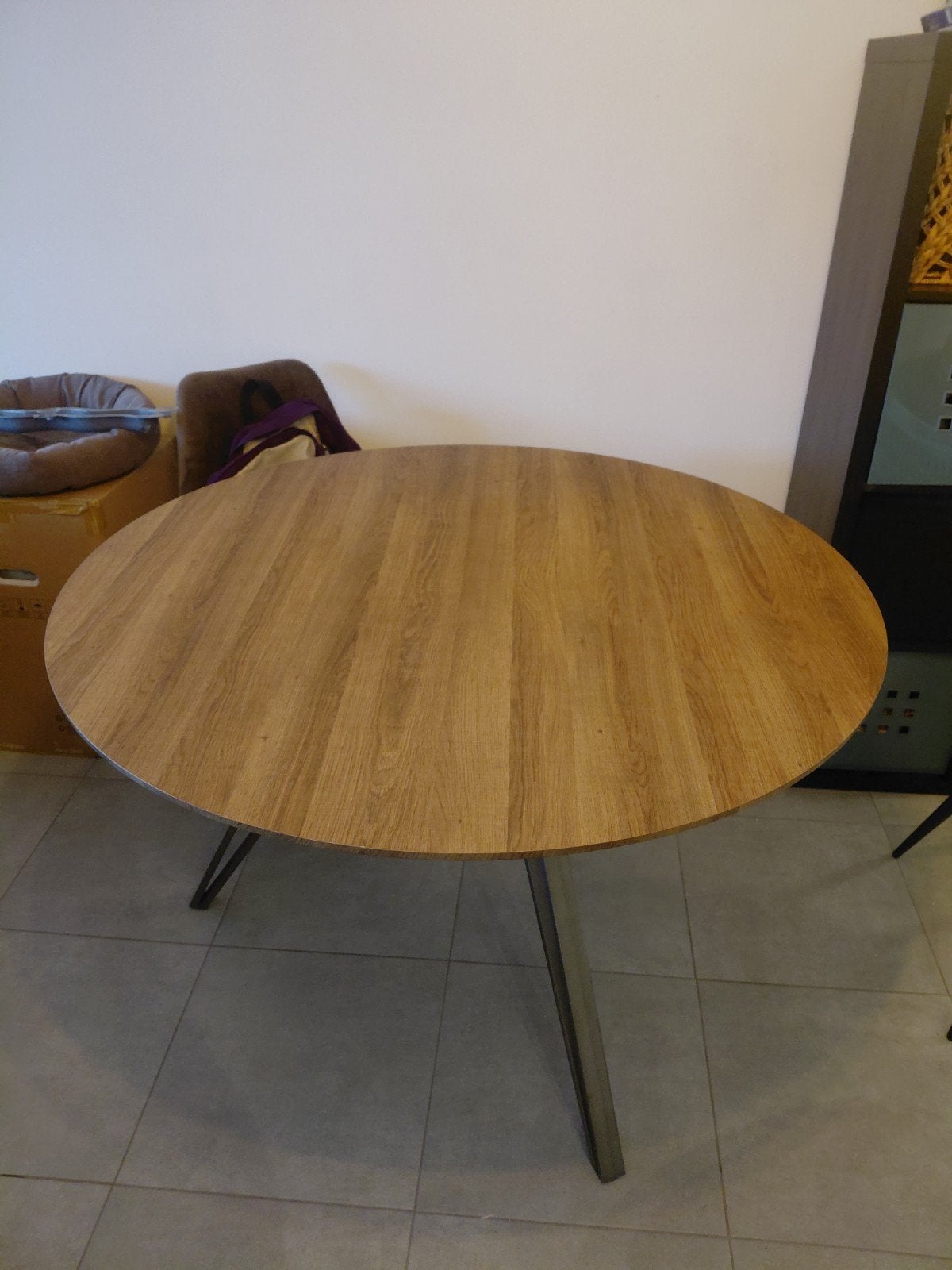 Ronde eettafel diam. 120cm, Ophalen