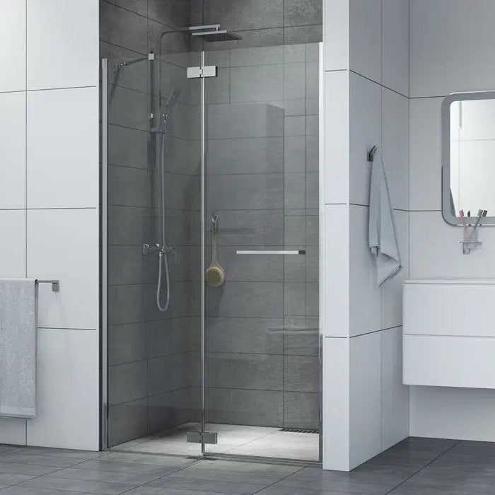 glaswand douche 160 cm met deur Van Marcke, Ophalen of Verzenden, Glas, Douche