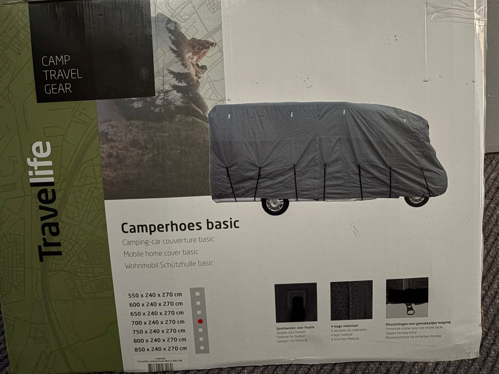 Camperhoes, Ophalen, Zo goed als nieuw