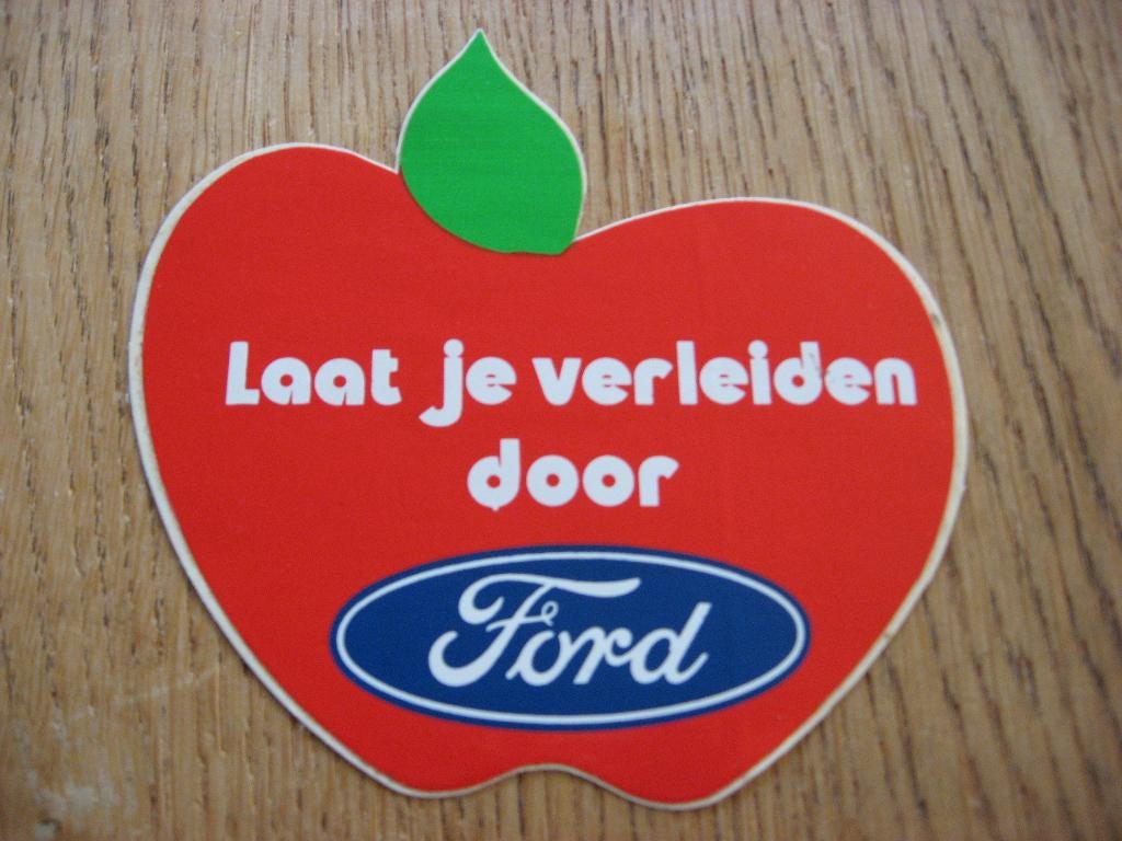 Laat je verleiden door Ford Sticker, Ophalen of Verzenden, Nieuw, Auto of Motor