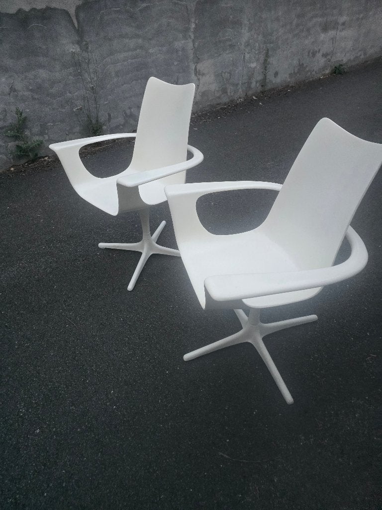 Luigi Colani vintage designstoel #Lecorbusier #vitra #, Huis en Inrichting, Kunststof, Wit, Ophalen of Verzenden, Zo goed als nieuw