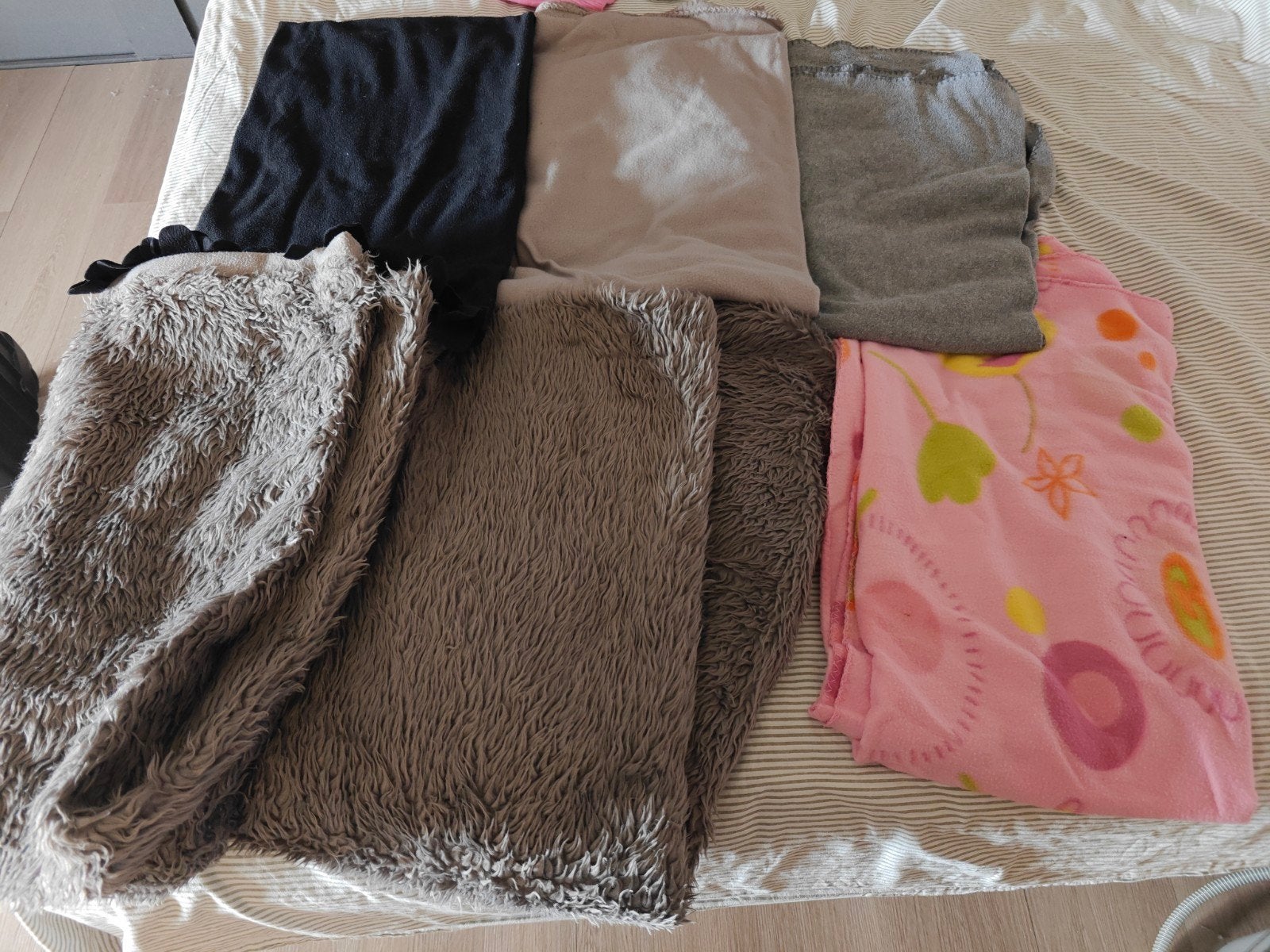 verschillende fleece dekens, Ophalen, Gebruikt, Deken