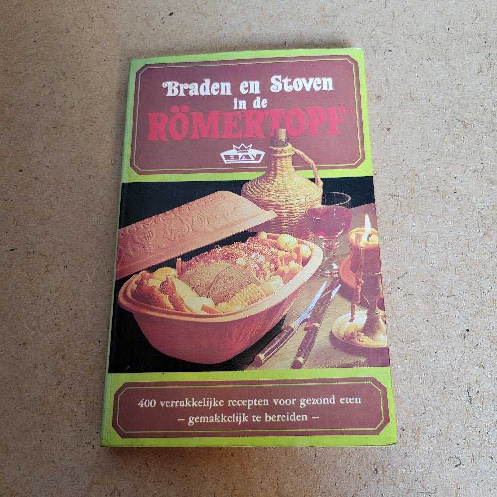 Kookboek: Braden en stoven in de römertopf, Entrées et Soupes, Enlèvement ou Envoi, Cuisine saine, Utilisé
