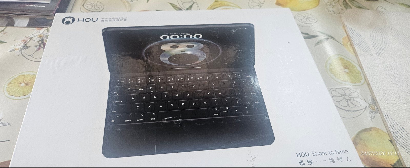 ipad pro 13 inch M4 keyboard case, Ophalen, 13 inch of meer, Zwart, Nieuw