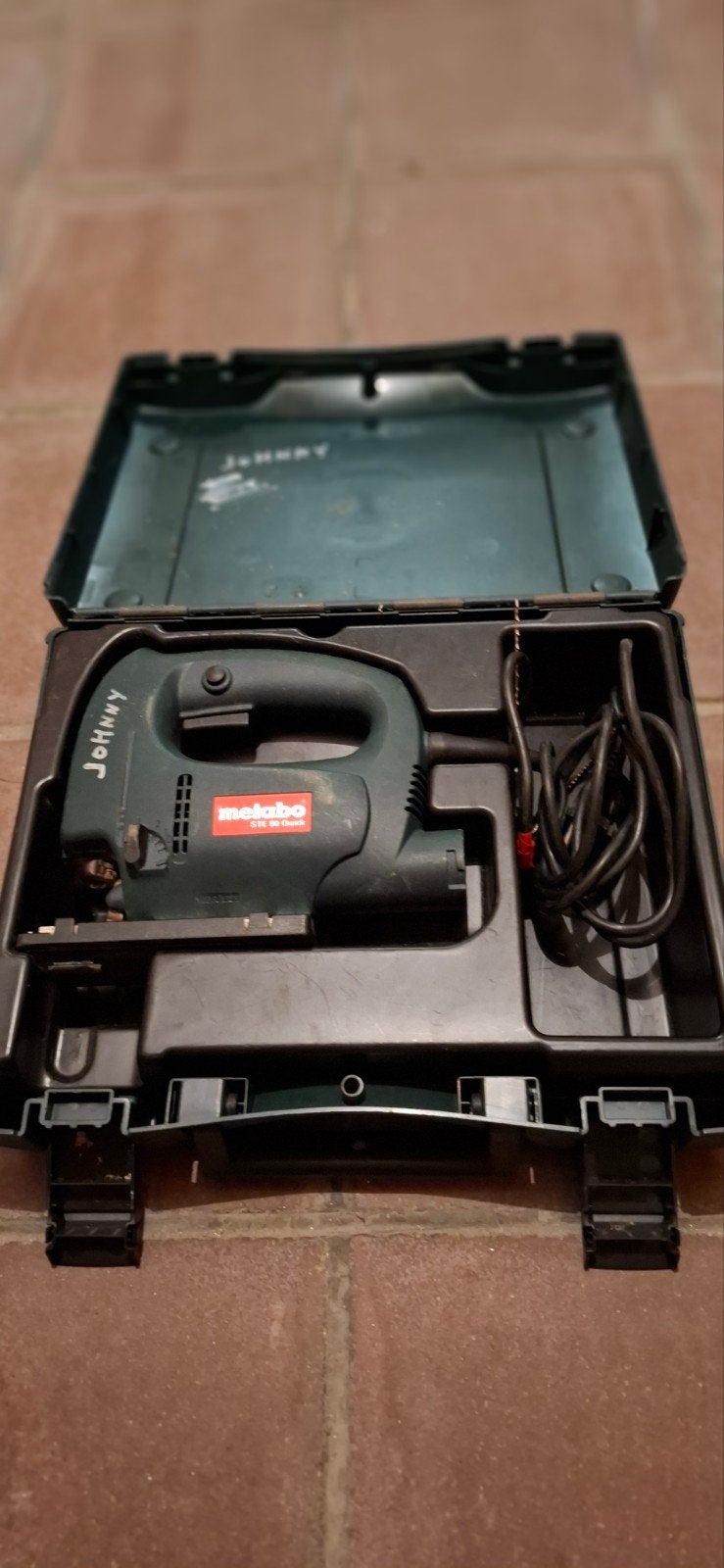 decoupeer zaagmachine, Bricolage & Construction, Enlèvement, Utilisé, Scie sauteuse, Metabo