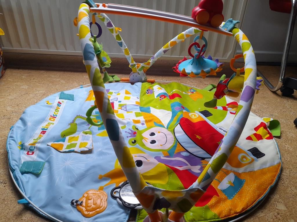Yookidoo -baby Gymotion - Play n nap Speelmat - met boog, Ophalen