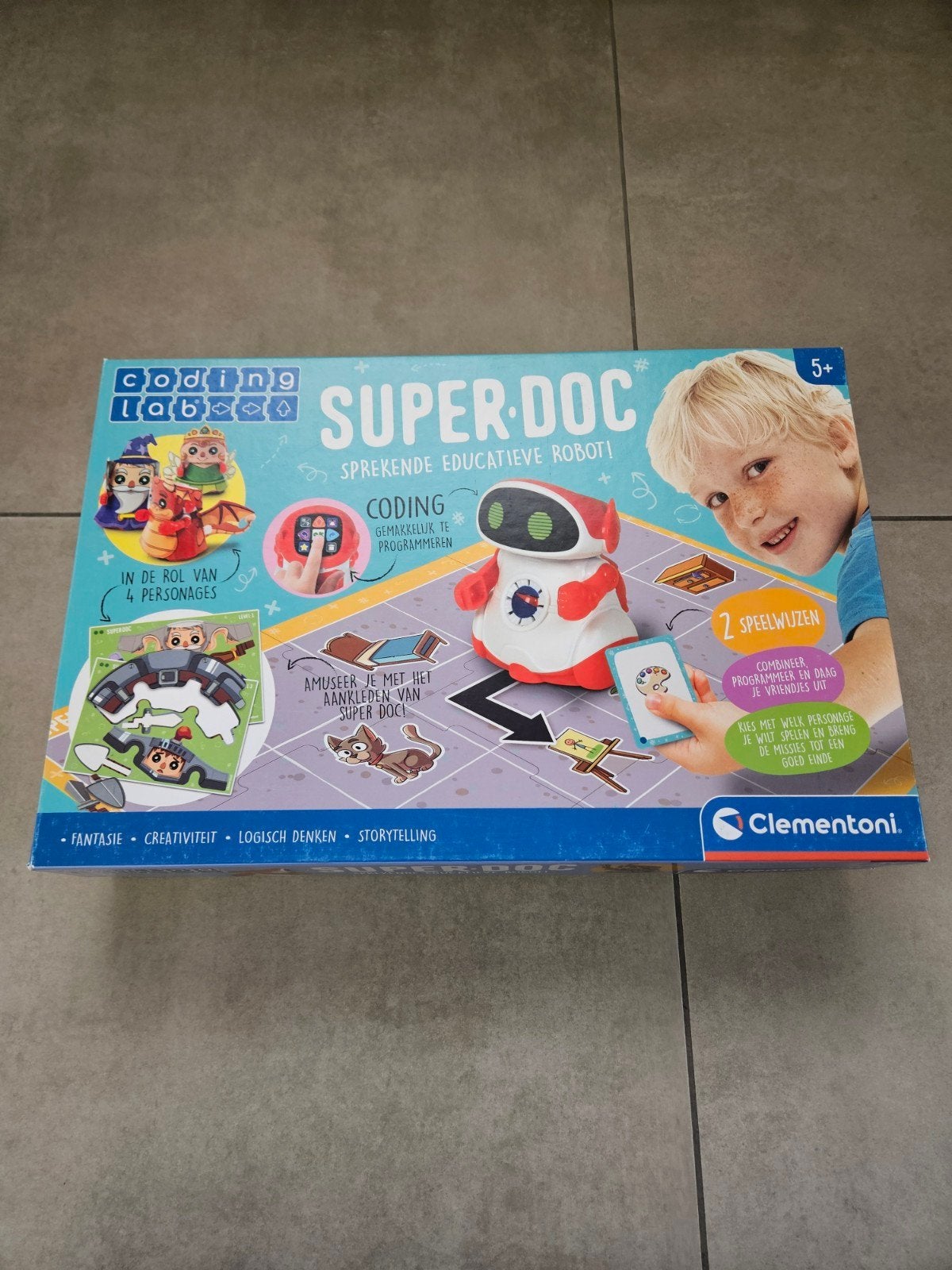 Clementoni Superdoc - Sprekende educatieve robot, Ophalen of Verzenden, Zo goed als nieuw, Elektronica, Met licht