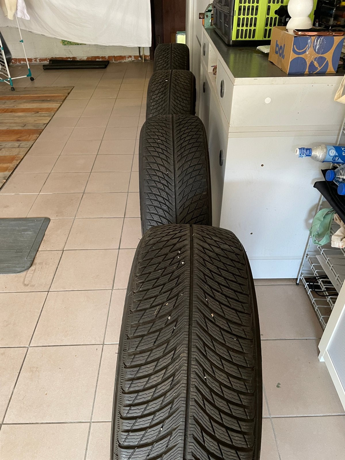 Winterbanden Michelin, Auto-onderdelen, Banden en Velgen, Ophalen, Winterbanden