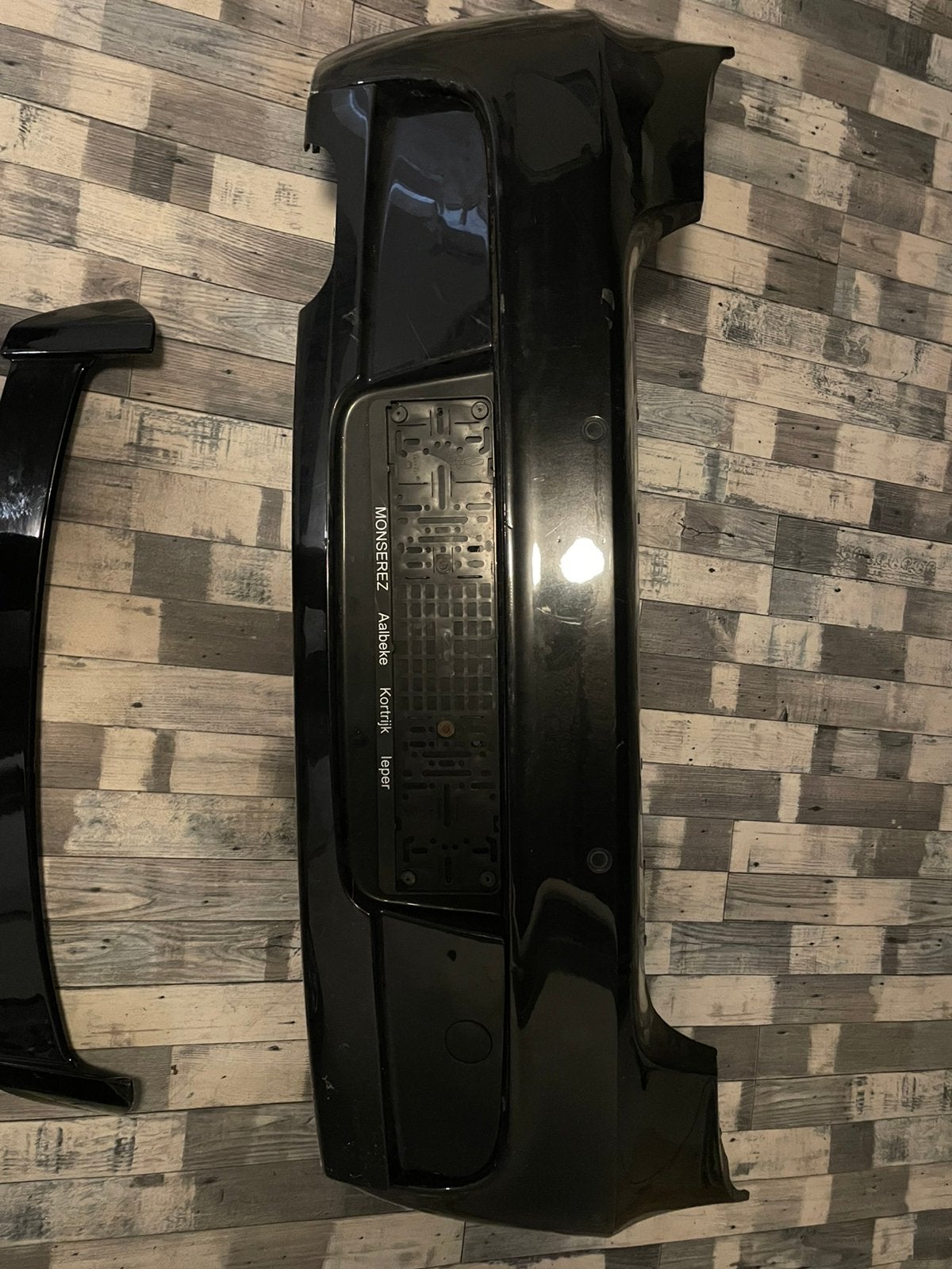 Pare-chocs arrière BMW E81 et E87 M avec spoiler, Autos : Pièces & Accessoires, Enlèvement, Arrière, BMW, Pare-chocs