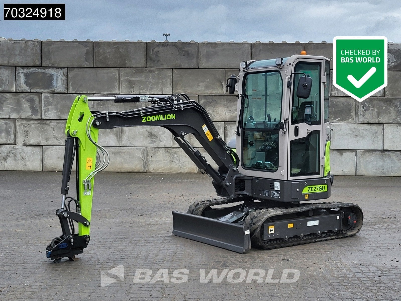 Zoomlion ZE27 GU KUBOTA ENGINE - PIN ON - CE CERTIFIED, Graafmachine