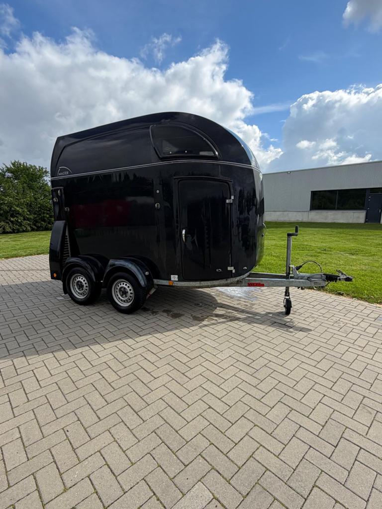 Bockman master 2-paards trailer, Dieren en Toebehoren, Paarden en Pony's | Trailers en Aanhangwagens, Ophalen, Zo goed als nieuw