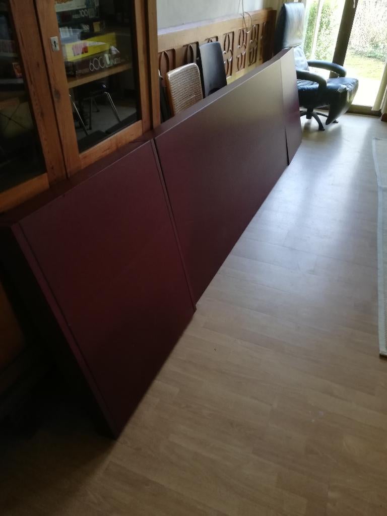 hoofdbord bed achterwand pastoe, Rouge, Autres dimensions, Modern  vintage, Enlèvement