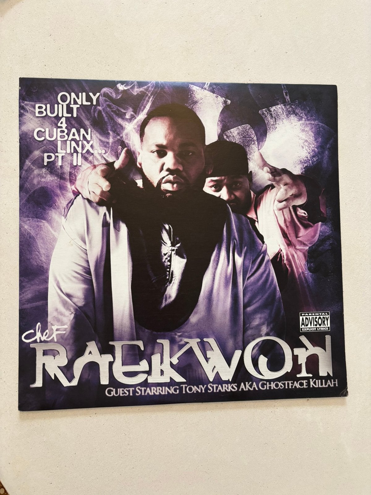Lp 2009 chef raekwon - only built 4 cuban linx pt II nm, Cd's en Dvd's, Ophalen of Verzenden, Zo goed als nieuw