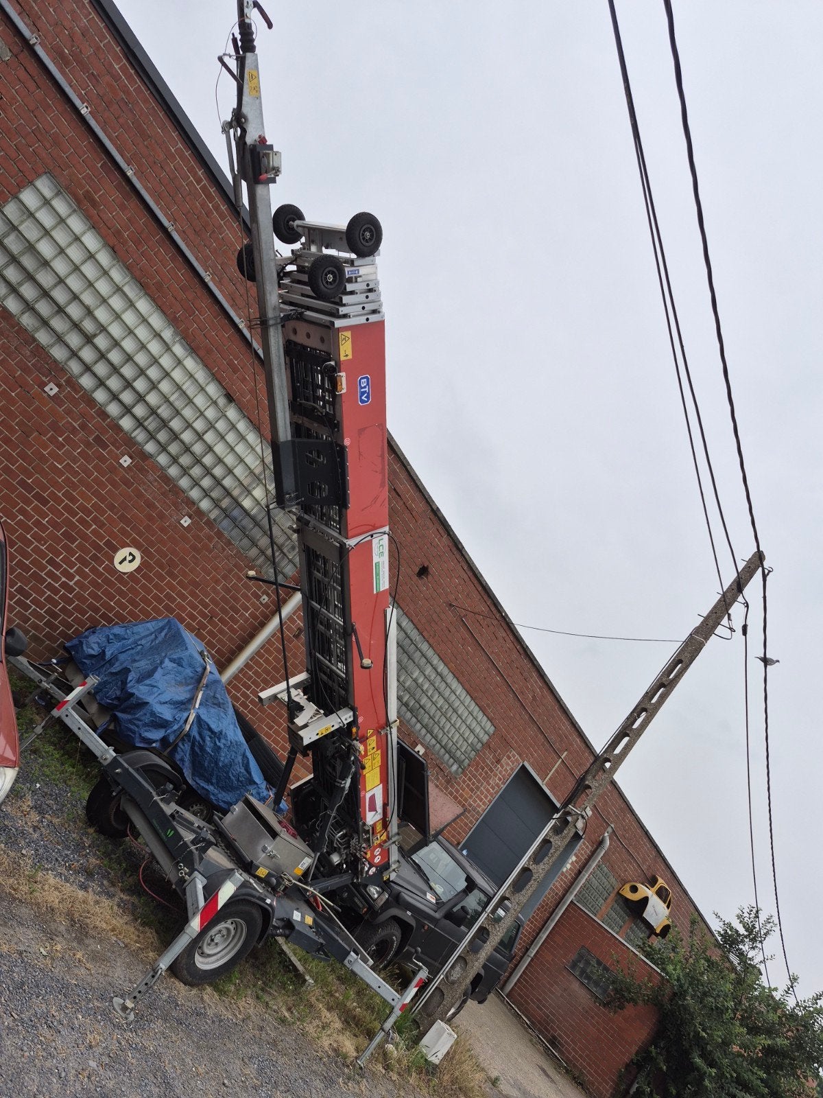 Élévateur de toit, élévateur panoramique, ascenseur mobile, Enlèvement