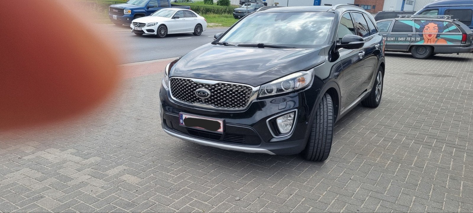Kia sorento 7 zitplaatsen, Auto's, Kia, Automaat, Zwart, Leder, Diesel