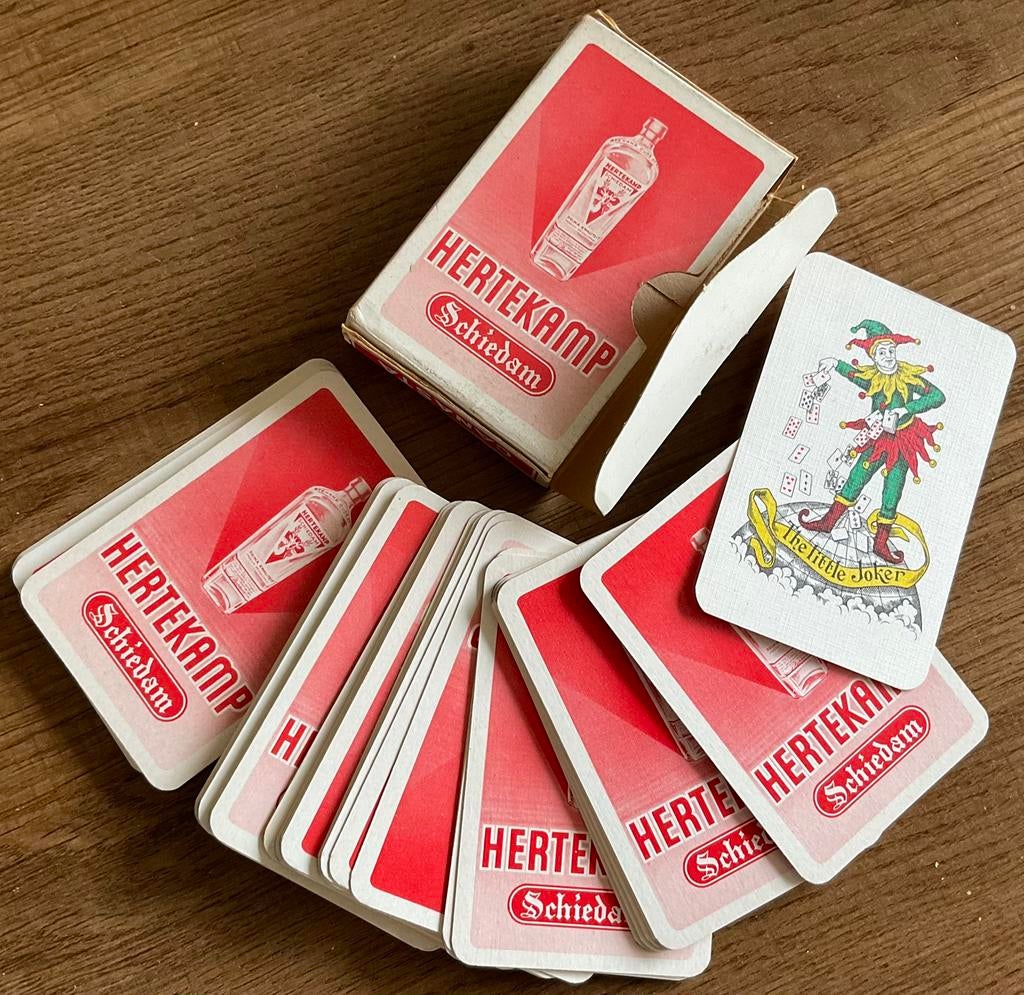 Kaartspel HERTEKAMP/SCHIEDAM, Verzamelen, Ophalen of Verzenden, Zo goed als nieuw, Speelkaart(en)