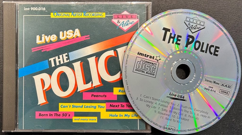 POLICE - Live in Boston '79 ( CD ), CD & DVD, CD | Rock, Enlèvement ou Envoi, Comme neuf, Pop rock, Album live