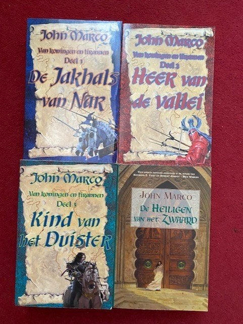 JOHN MARCO VAN KONINGEN EN TIRANNEN DE COMPLETE SERIE IN GOE, Ophalen of Verzenden