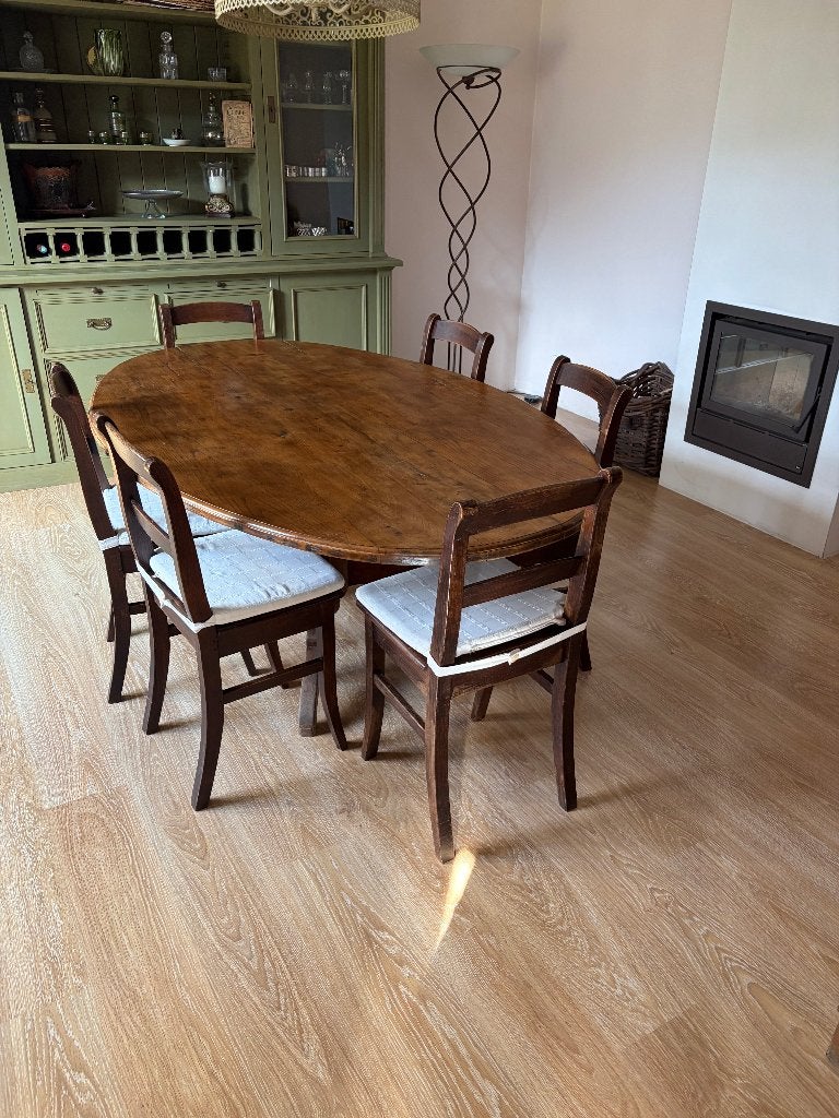 Table à mangé et chaises, Maison & Meubles, Tables | Tables à manger, 150 à 200 cm, Cinq personnes ou plus, 100 à 150 cm, Enlèvement