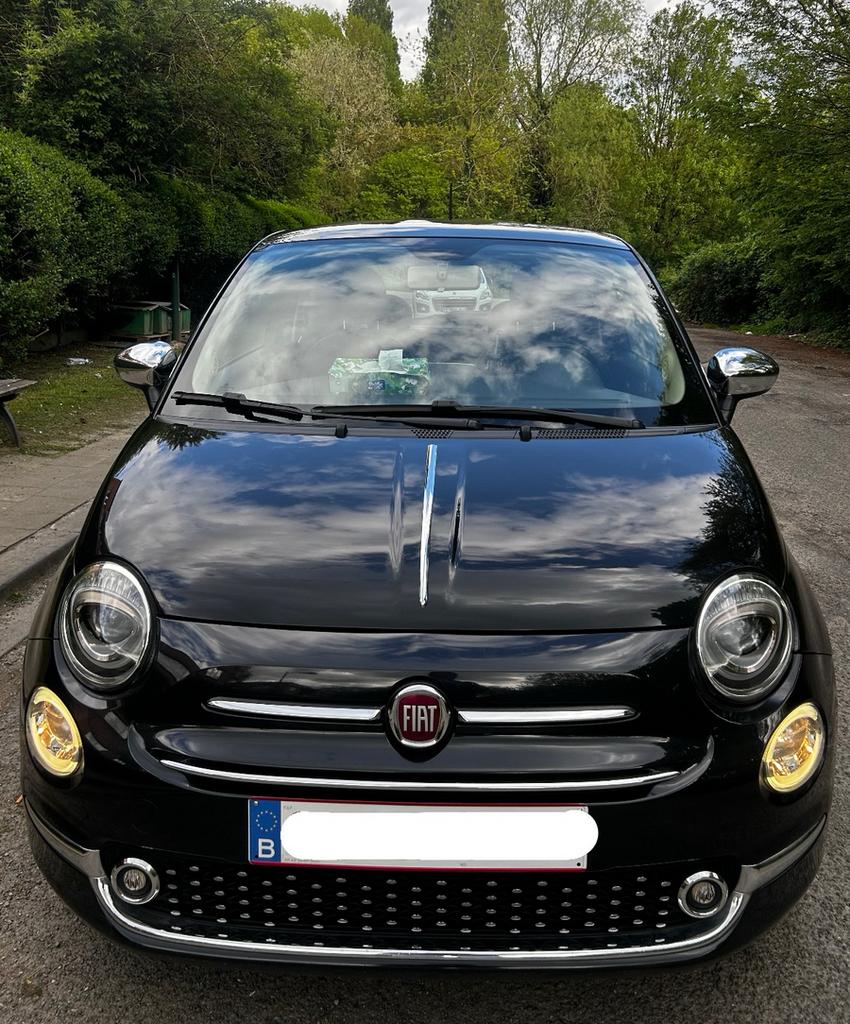 Fiat 500 1.2i Pop Star MTA, Achat, Euro 6, Noir, Berline