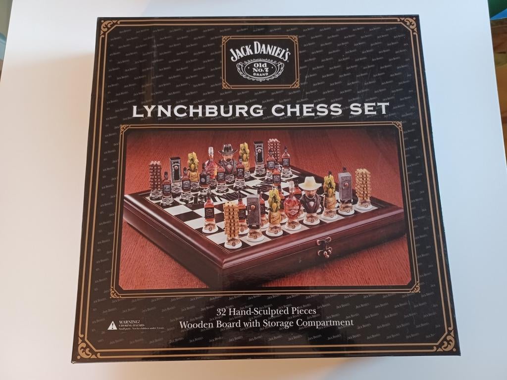 Jack Daniel´s Lynchburg schaakspel, Antiek en Kunst, Ophalen