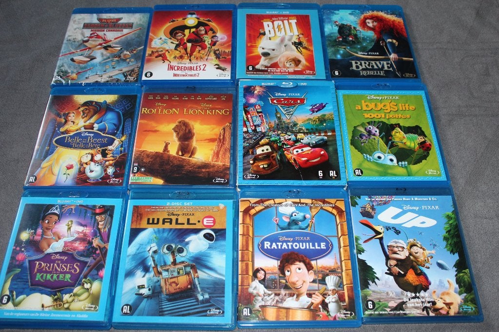 Blu-ray Disney 6 euro per stuk (Up, Wall-E, Ratatouille), À partir de 6 ans, Enlèvement ou Envoi, Dessins animés et Film d'animation
