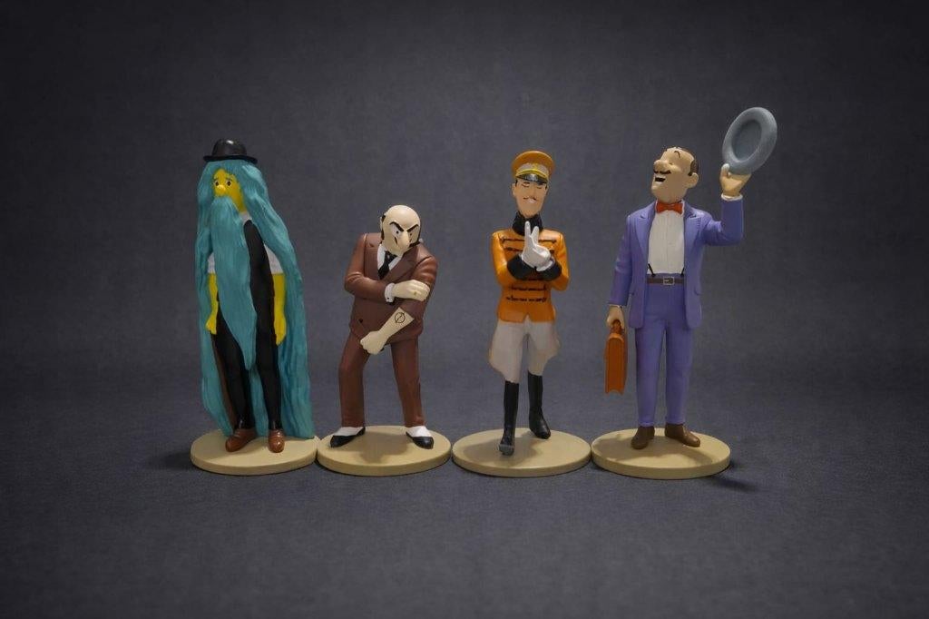 4 Figurines de la Collection Officielle des Figurines Tintin, Collections, Statues & Figurines, Comme neuf, Humain, Enlèvement ou Envoi