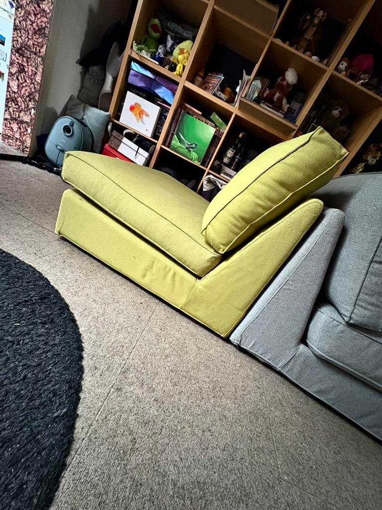 “Kivik” IKEA 1persoon zetel “Limegreen” 96 D X 81 H X 91 B, Huis en Inrichting, Ophalen, Eenpersoons, 75 tot 100 cm, Zo goed als nieuw