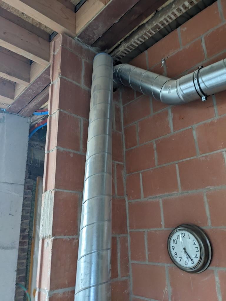 Tuyau de ventilation Galva diamètre 150 mm, Enlèvement ou Envoi