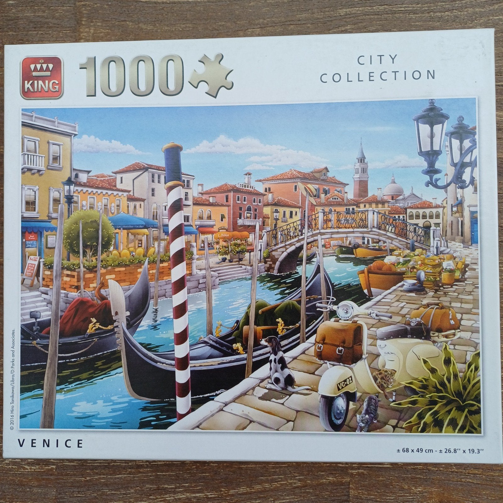 Legpuzzel VENICE 1000 st, Ophalen, 500 t/m 1500 stukjes, Zo goed als nieuw, Legpuzzel