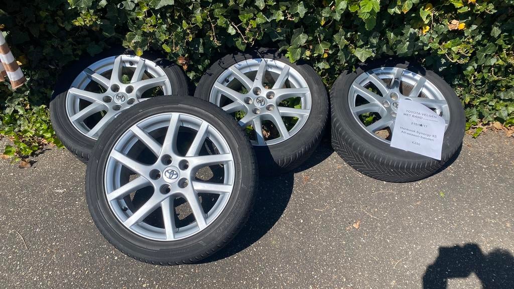 Toyota Verso velgen, Auto-onderdelen, Banden en Velgen, Ophalen, Velg(en), 17 inch, All Season