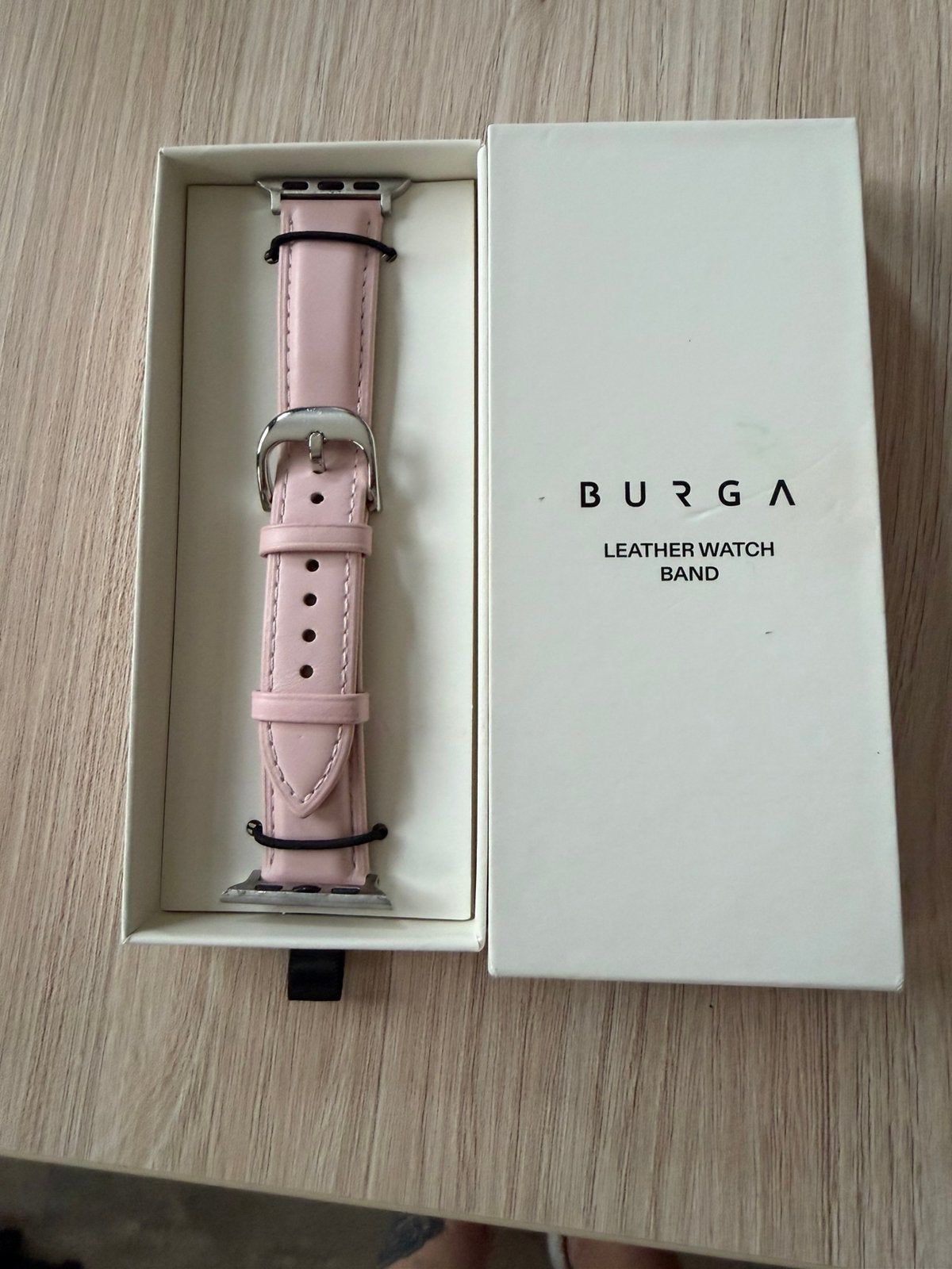 Burga appple watch bandje  nieuw, Enlèvement, Neuf, Cuir, Autres marques