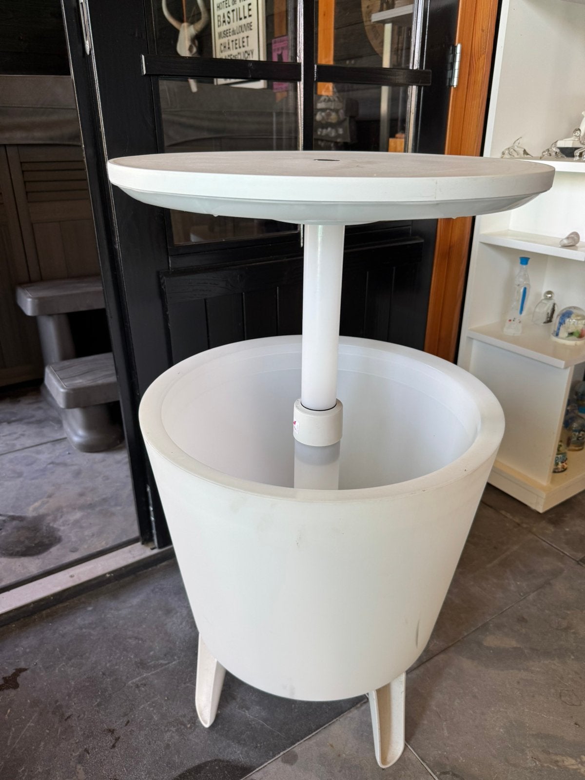 Bijzet tafel met koeldeel, Tuin en Terras, Ophalen, Gebruikt