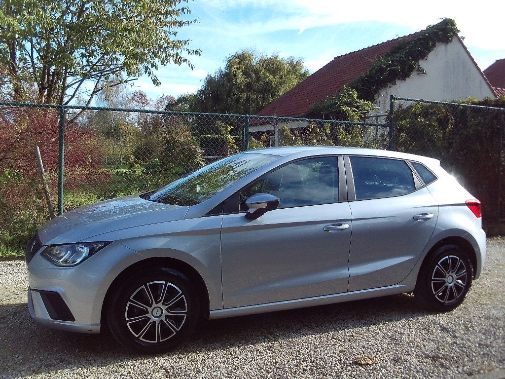SEAT IBIZA 17000KM 1.0 TGI Carplay A/C GPS Nieuwestaat 021, Auto's, Voorwielaandrijving, Dealer onderhouden, Stof, Ibiza