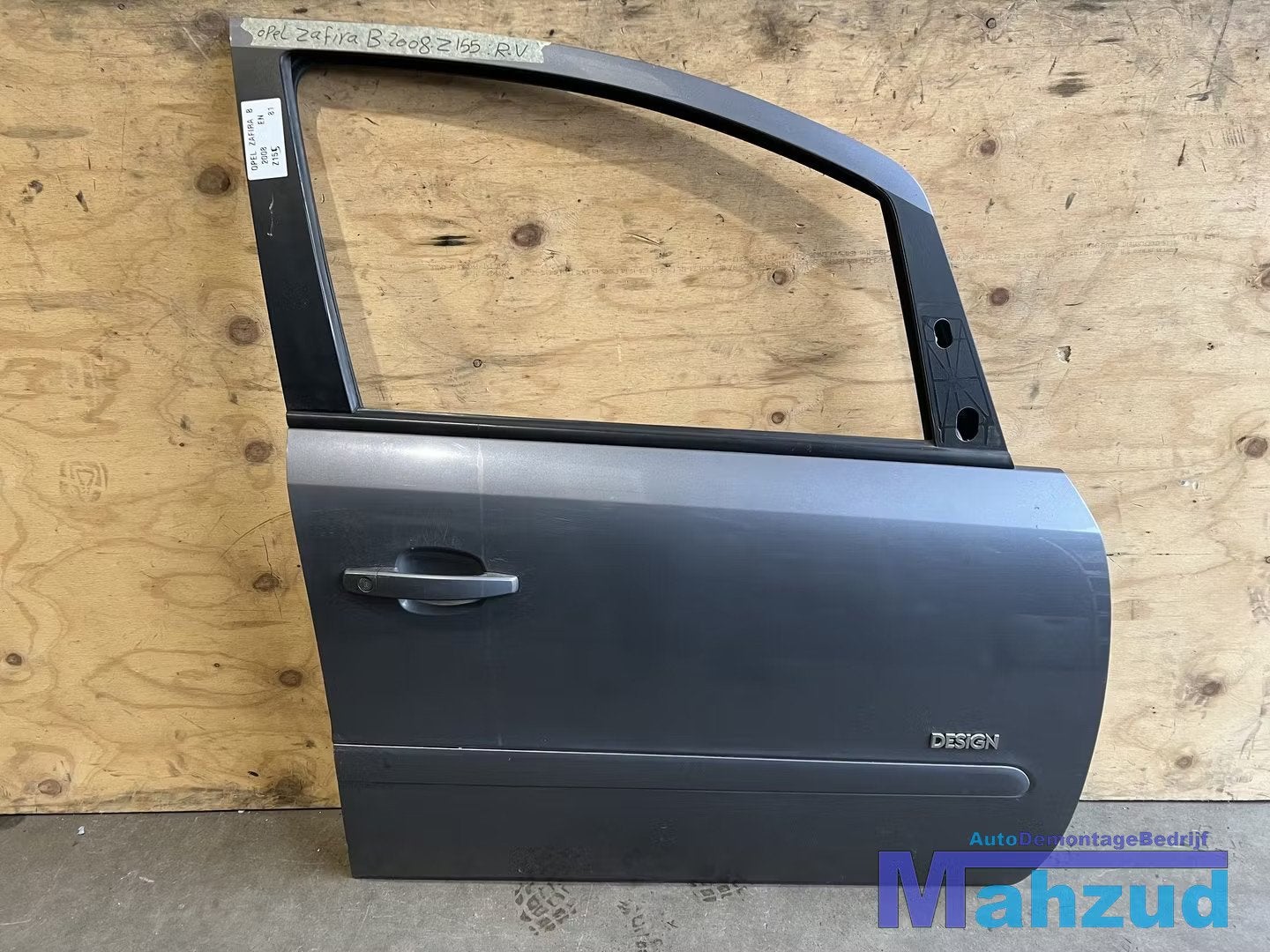 OPEL ZAFIRA B GRIJS Z155 rechts voor deur 2005-2011, Opel Automobile GmbH, Porte, Avant, Opel