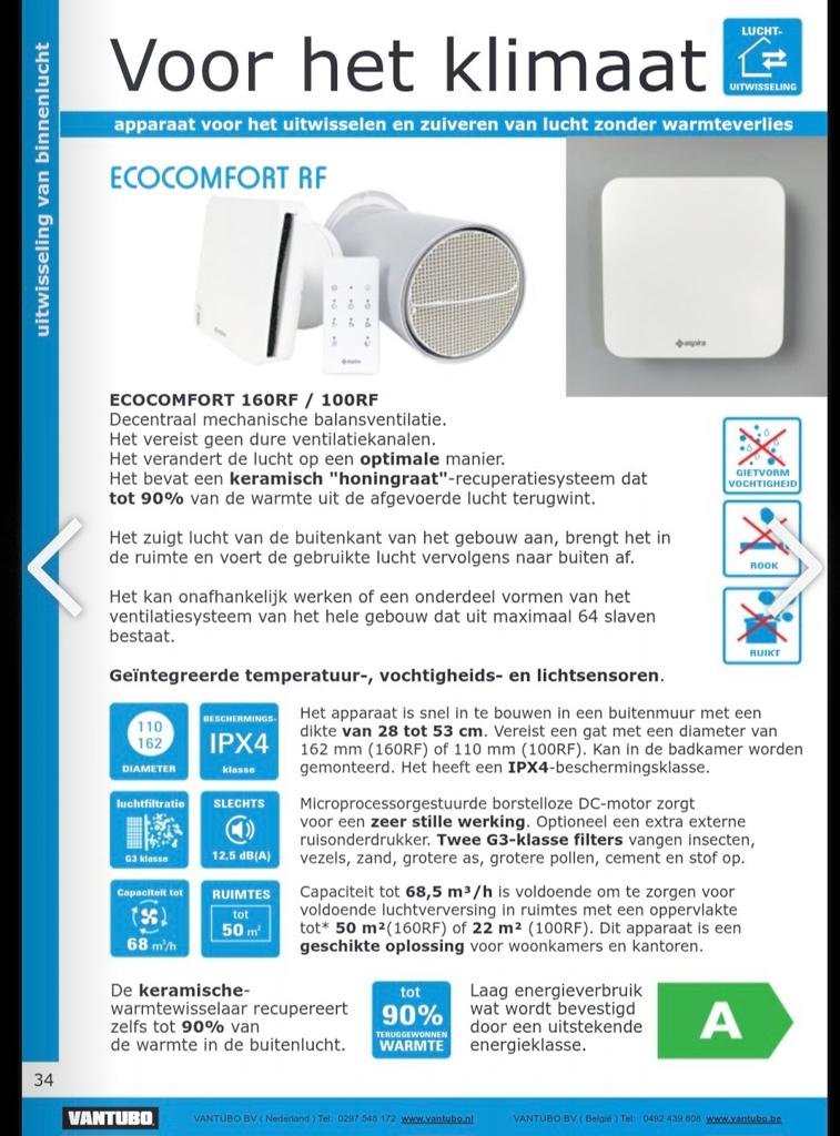 Ventilation décentralisée avec récupération de chaleur, Bricolage & Construction, Ventilation & Extraction, Enlèvement