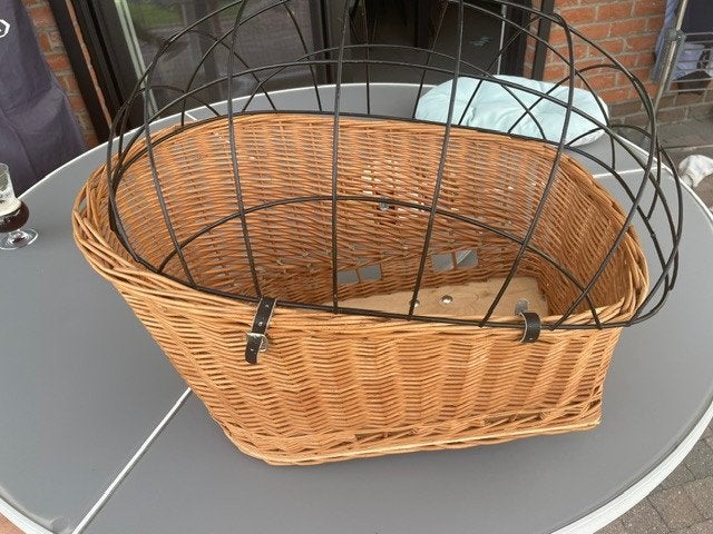 Rieten hondenmand 55 x 45 x 55 cm, Dieren en Toebehoren, Hondenmanden, Ophalen, Zo goed als nieuw, Overige