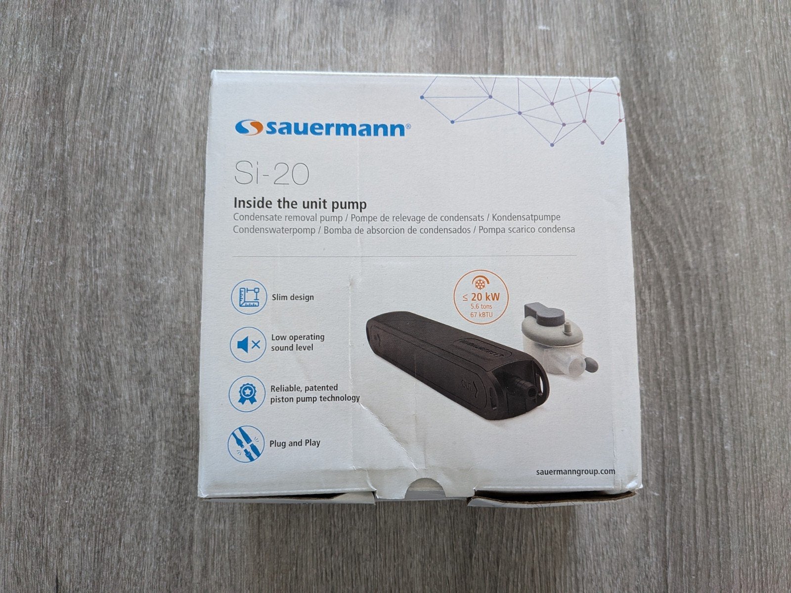 Pompe de relevage Sauermann pour climatiseur - NEUVE!, Enlèvement ou Envoi
