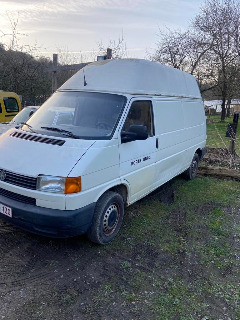 Gekeurd klein km Volkswagen transporter vw t4 3zit westfalia, Auto's, Volkswagen, Wit, Airbags, Handgeschakeld
