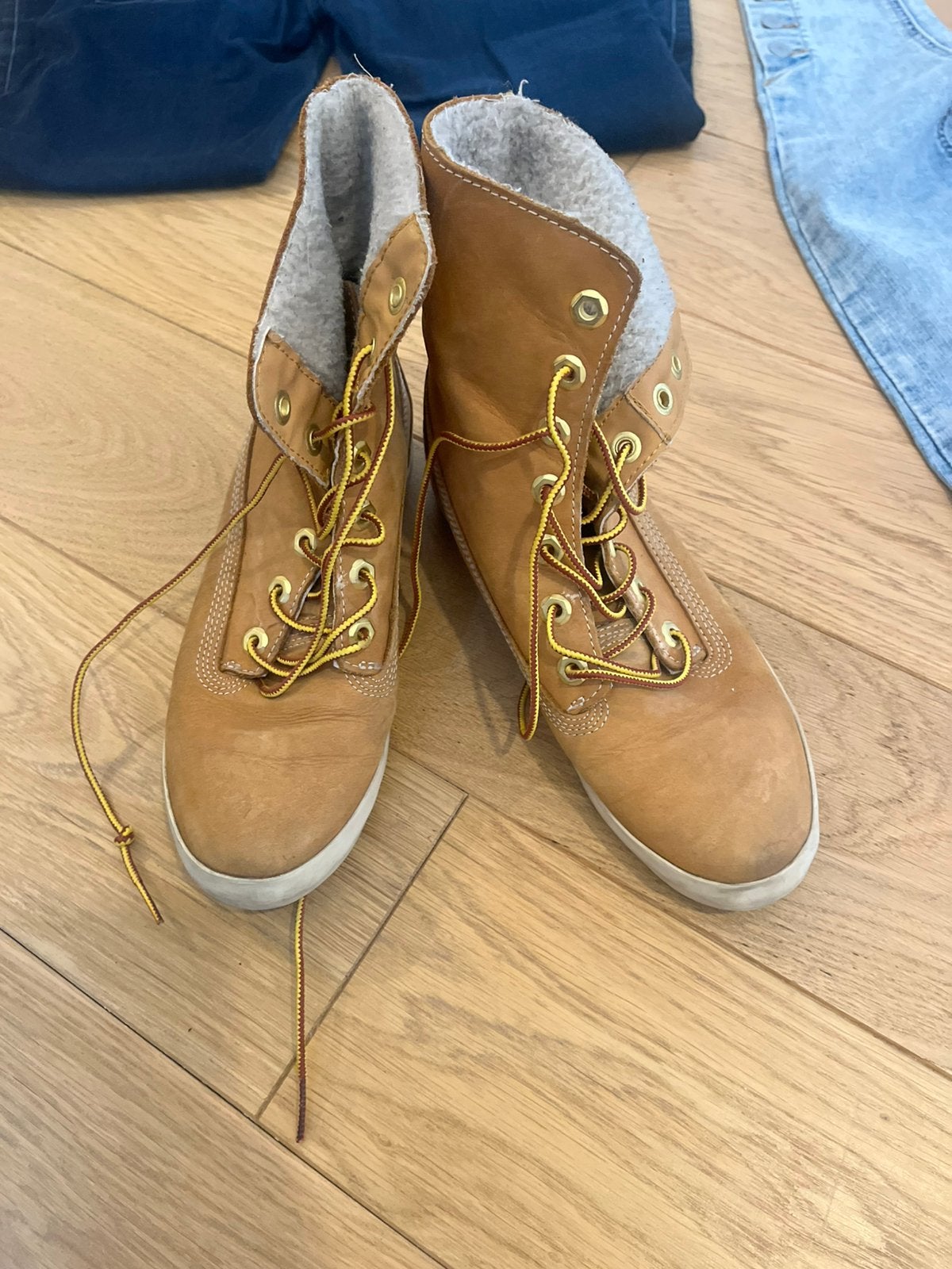 Timberland, Beige, Enlèvement, Boots et Botinnes, Porté