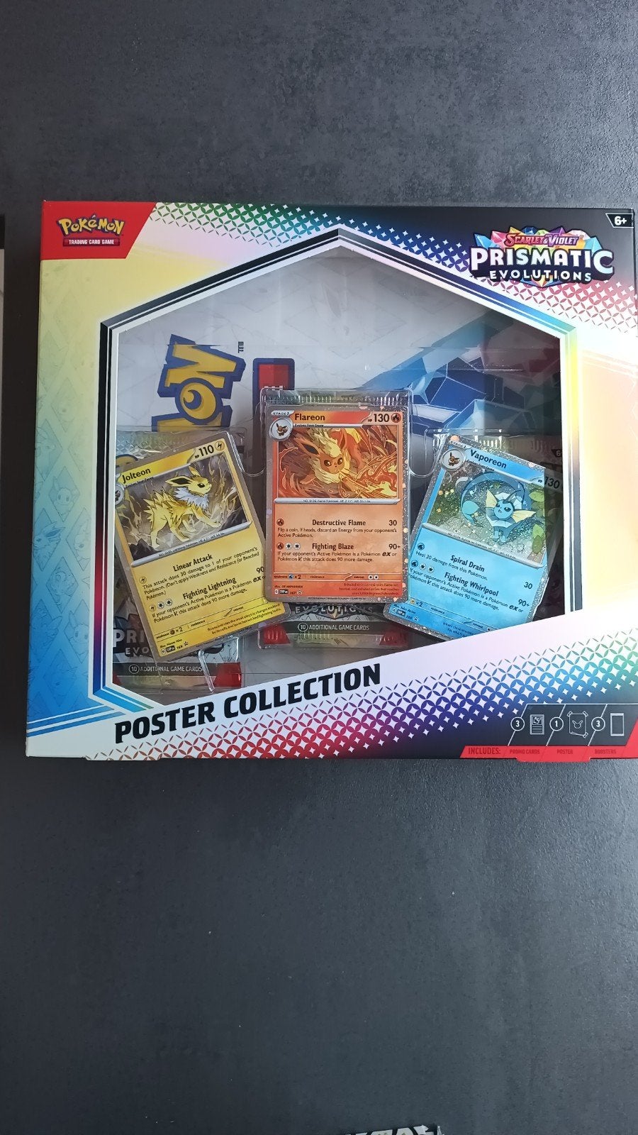 Prismatic evolutions poster collection, Ophalen of Verzenden, Nieuw, Booster, Foil
