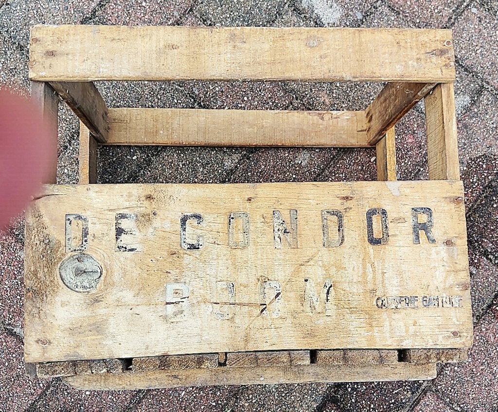 Oude bierbak brouwerij de Condor Boom, Ophalen
