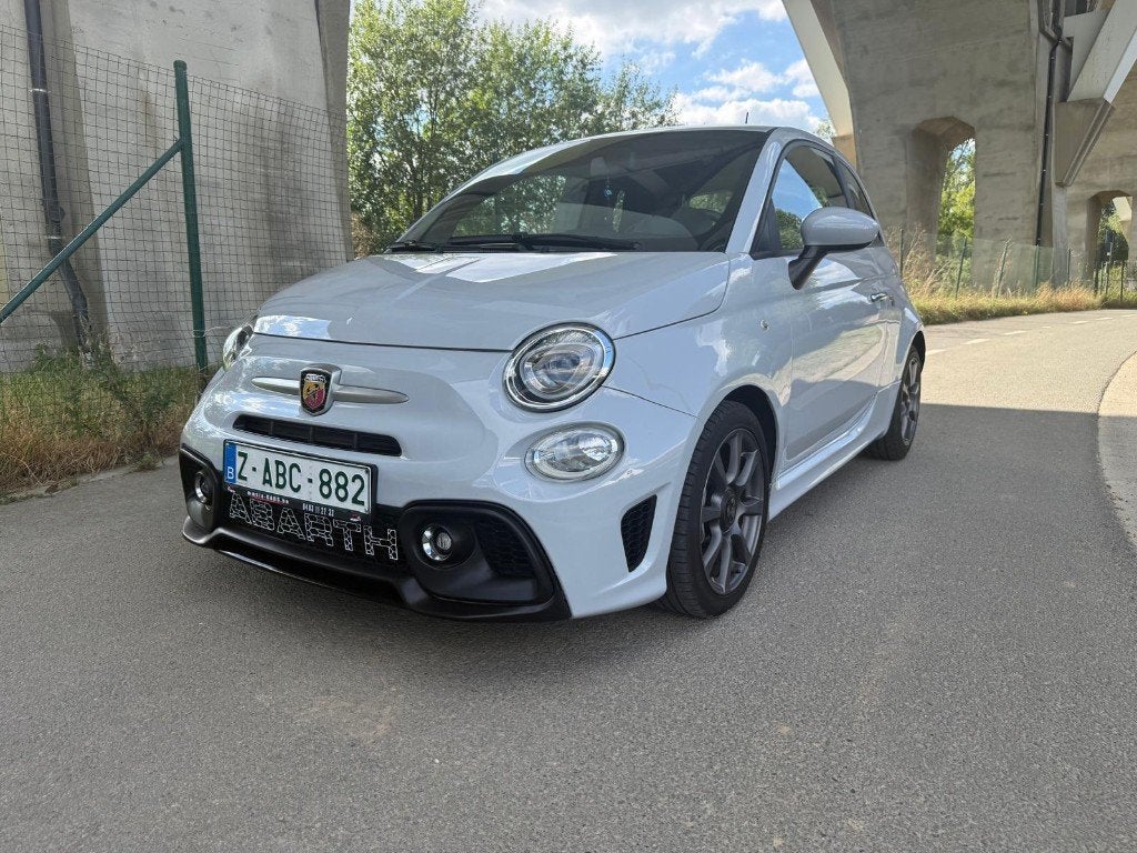Abarth-SCORPION/595-NARDO GREY/23.950km/CAR-PASS/Comme New!!, Autos, Argent ou Gris, Achat, Entreprise, Garantie prolongée