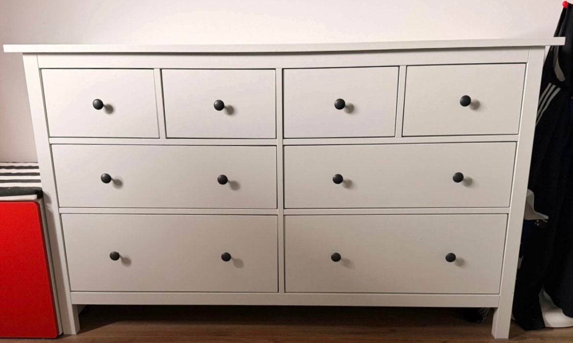 Hemnes - Ladenkast 8 lades, Ophalen, 5 laden of meer, 150 tot 200 cm, Zo goed als nieuw