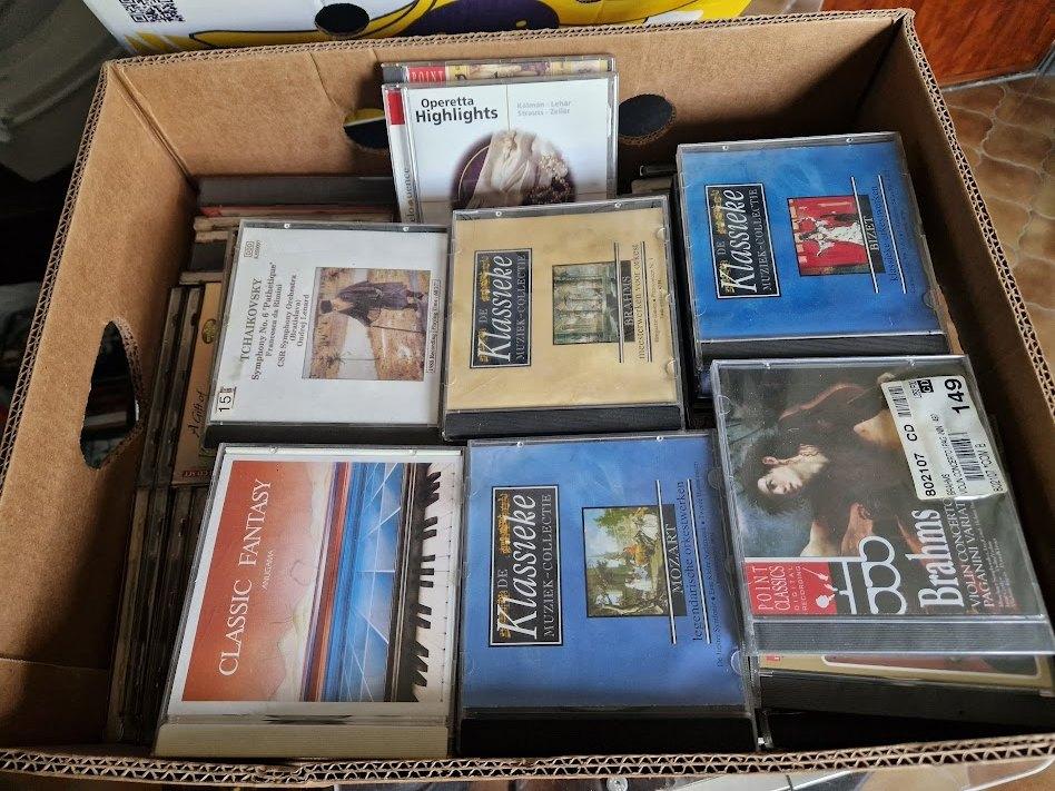Grote partij CD's (plm 600 stuks), CD & DVD, CD | Compilations, Enlèvement, Utilisé, Classique