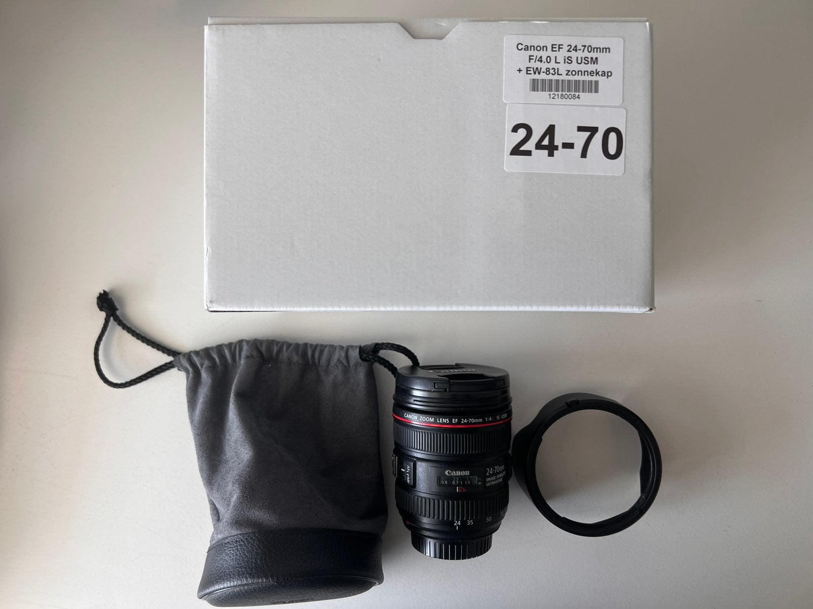 CANON 24-70mm F/4 L IS USM, Ophalen, Canon, Telelens, Zo goed als nieuw
